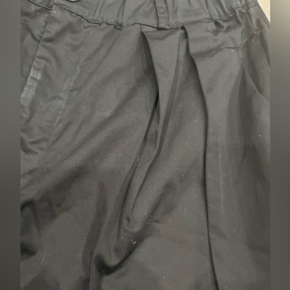 [S]Maeve Black Tapered Leg Cotton Joggers Ankle No Stretch Curve Poplins Barrel - Picture 8 of 10